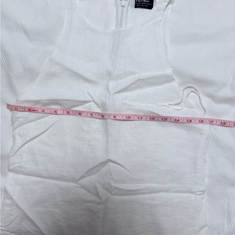 NWT & Other Stories White Linen Dress Halter Neck in sz.. 4 - Picture 12 of 12